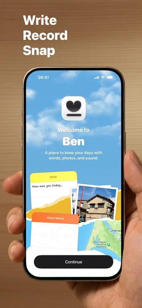 Ben Journal screenshot 1