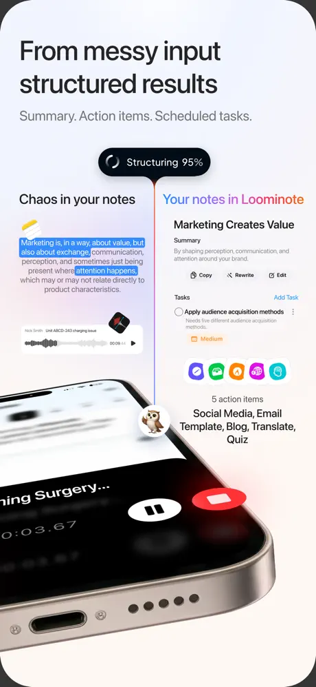 Loominote screenshot 2