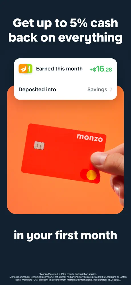 Monzo screenshot 2