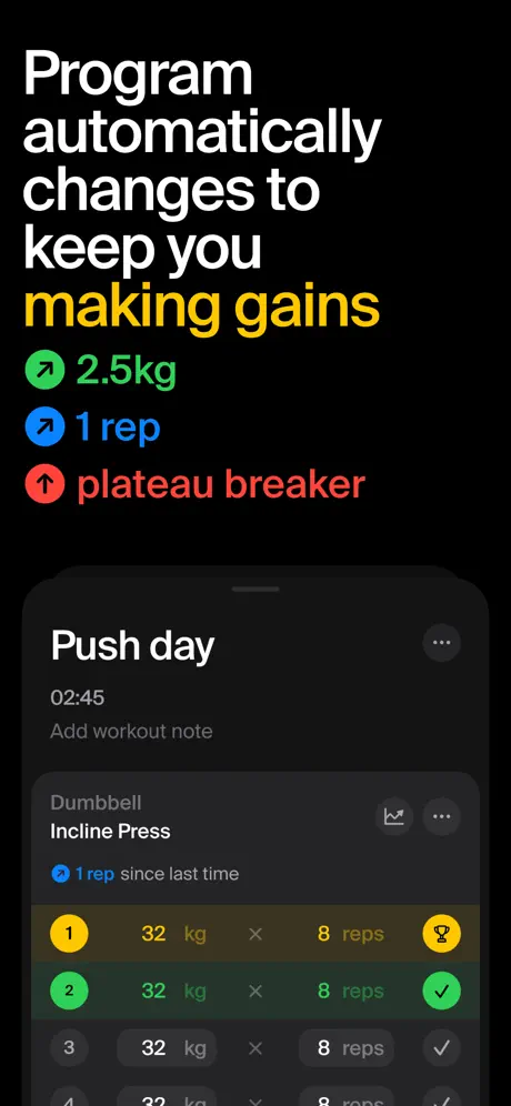 PUSH Workout screenshot 2