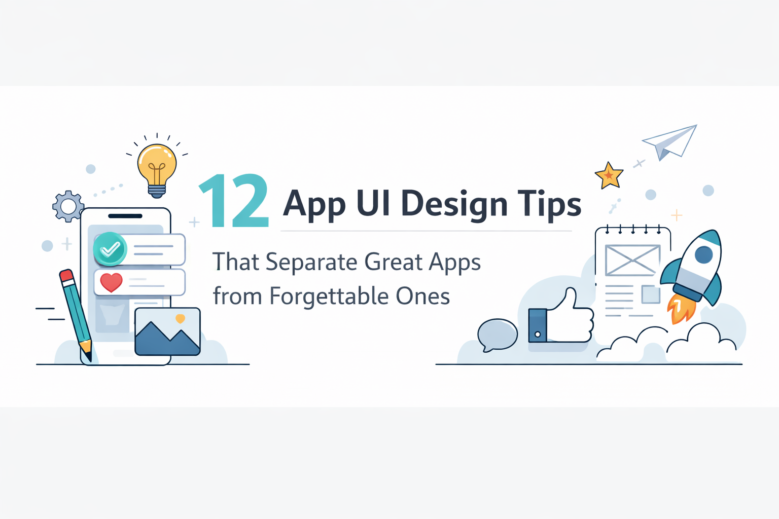12 App UI Design Tips That Separate Great Apps from Forgettable Ones