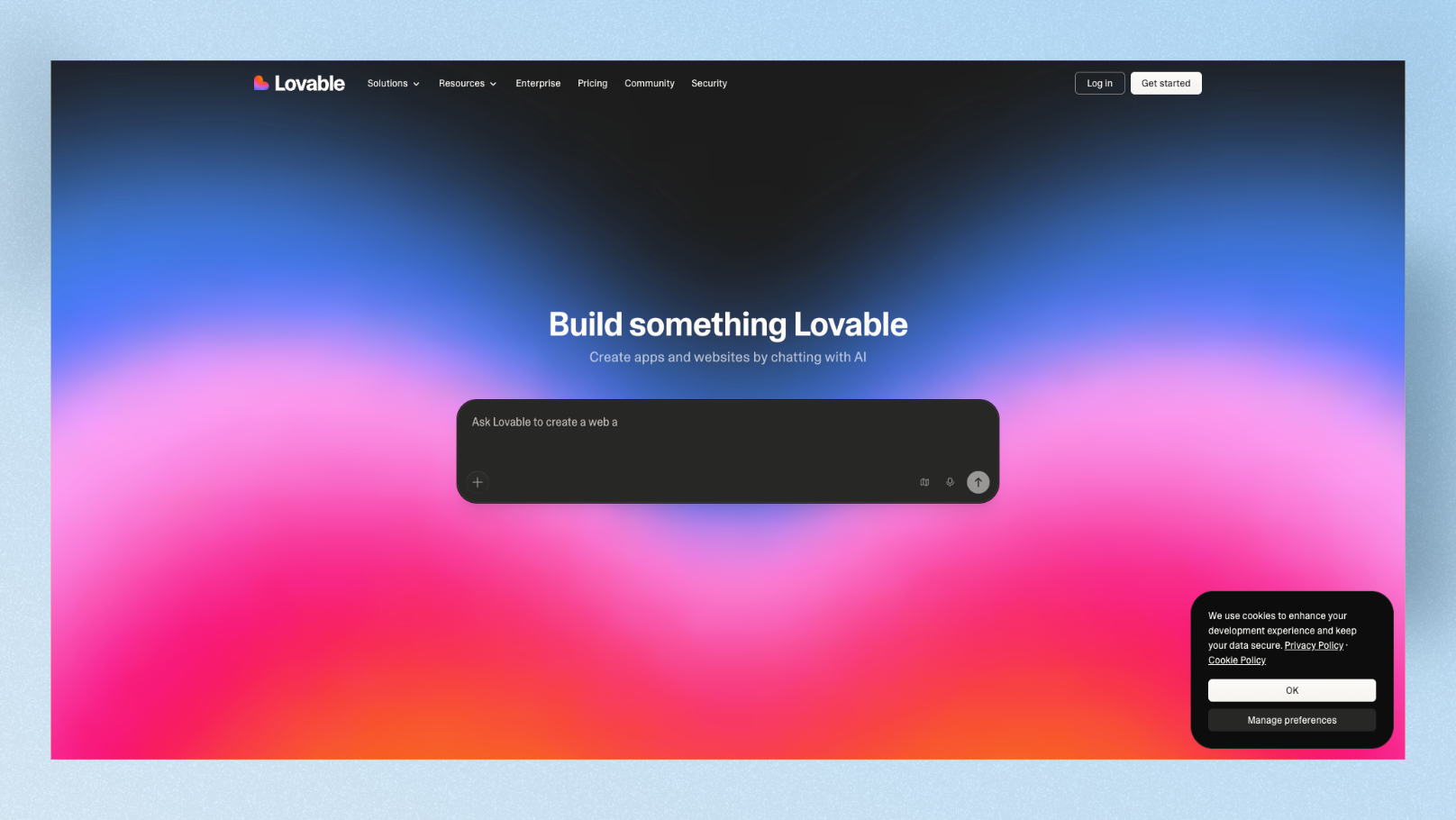 Lovable AI deployed Wandr travel app prototype showing a shareable demo-ready URL