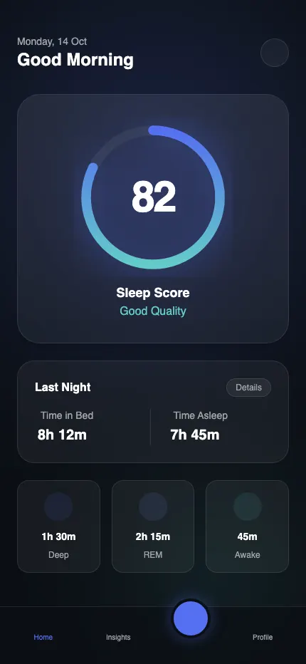 Home / Dashboard Screen